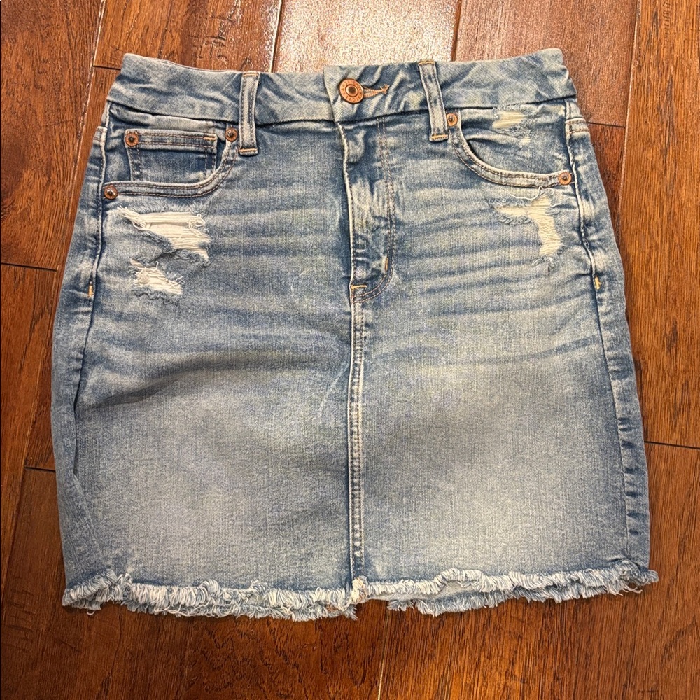 American Eagle Outfitters Blue Denim Skirt